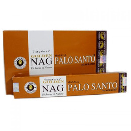 Inc. Golden Nag Champa Palo Santo 15 grs (1unid.) 