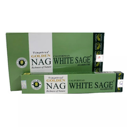 Inc. Golden Nag Champa White Sage 15 grs (1unid.)