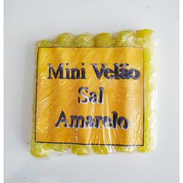 Pack 6 und mini velas sal amarelo