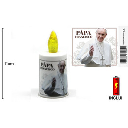 Vela Led Papa Francisco