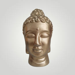 Cabeça Buda Dourada