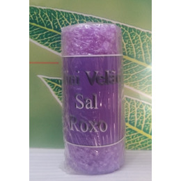 Salt candle Purple