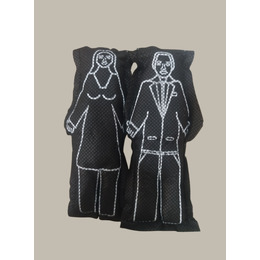 Muñecos vudú de trapo