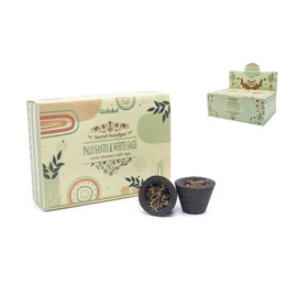 Copos de Resina Aromática - Palo Santo e Salvia