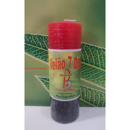 Velão 7 Dias Vermelho e Preto